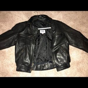 Fox Creek Leather Men’s Motorcycle Jacket